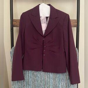 Merlot Kasper Lined Jacket size 4